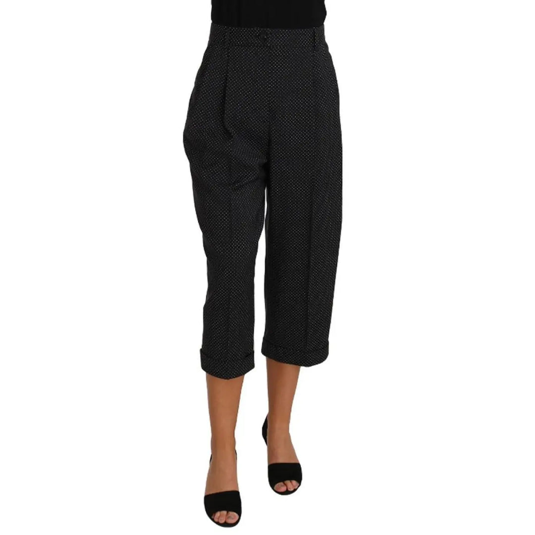 Dolce &amp; Gabbana Black Cotton Pants