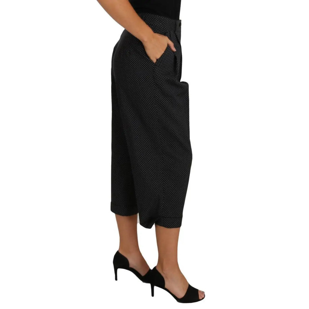 Dolce &amp; Gabbana Black Cotton Pants