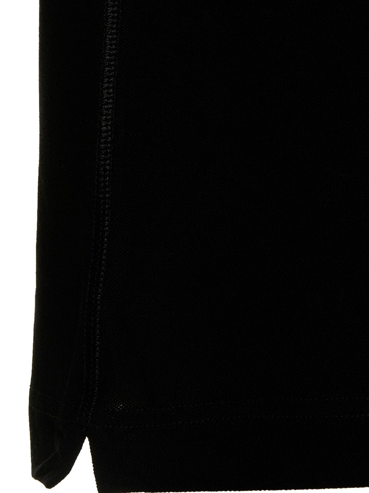 Dolce &amp; Gabbana Black Cotton Polo Shirt