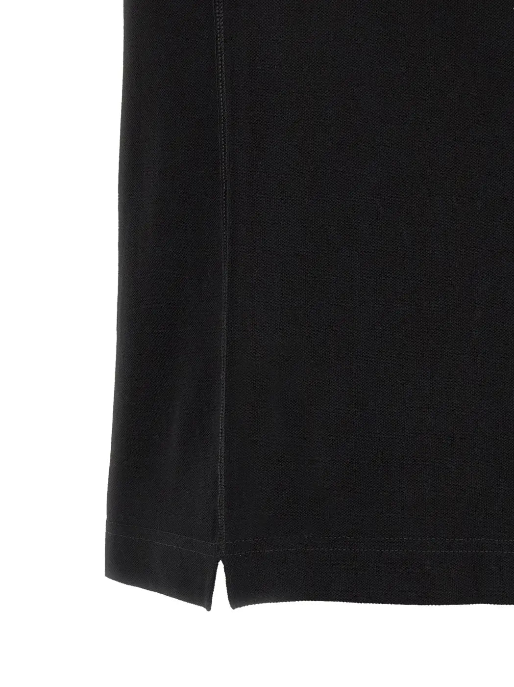 Dolce &amp; Gabbana Black Cotton Polo Shirt