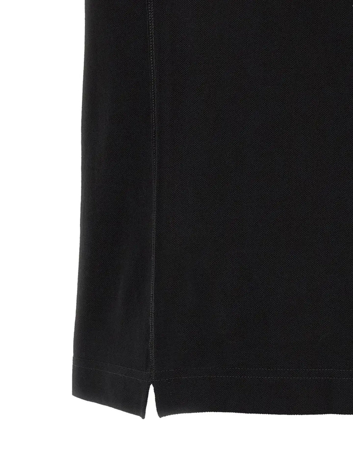 Dolce &amp; Gabbana Black Cotton Polo Shirt