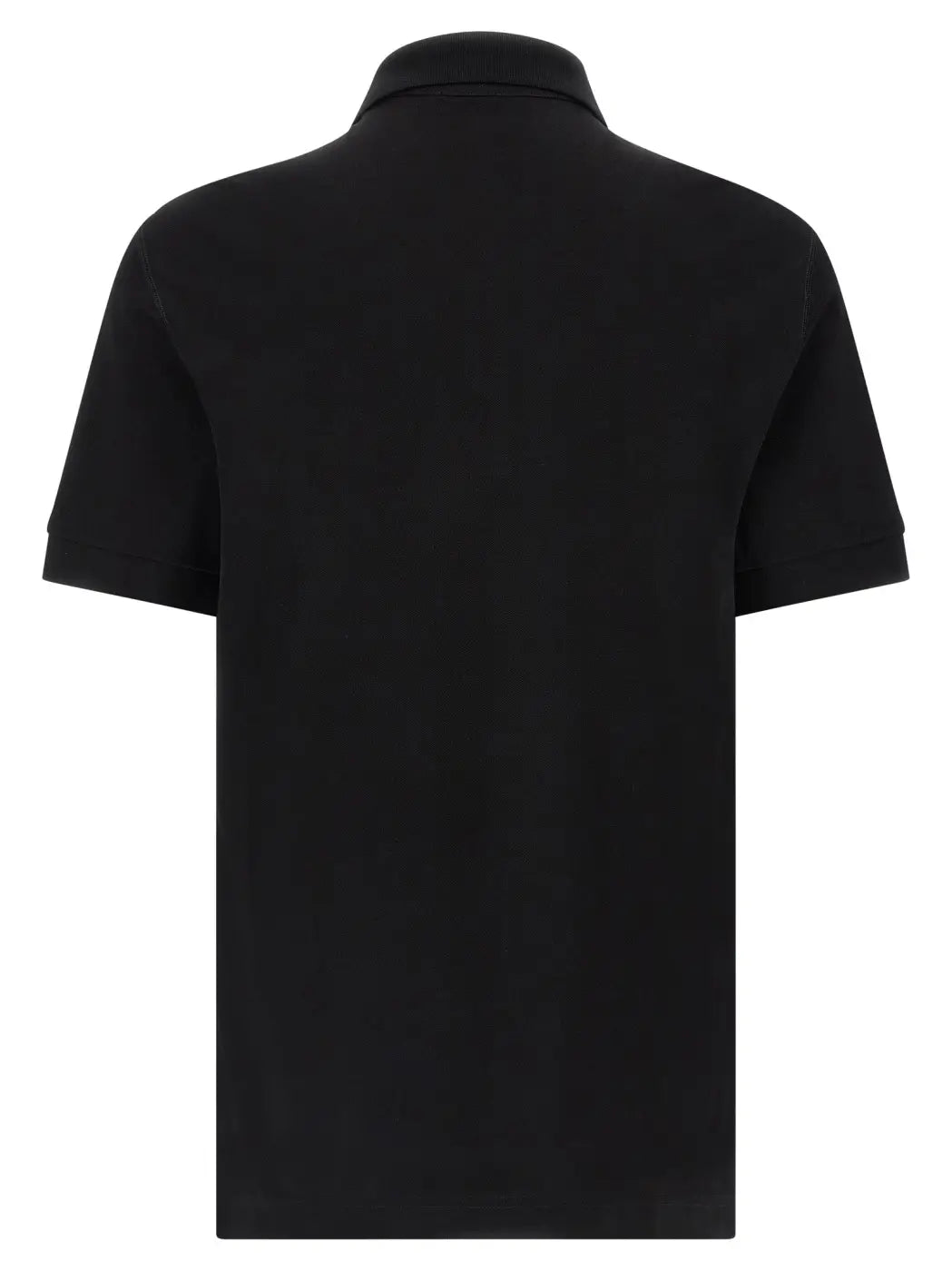 Dolce &amp; Gabbana Black Cotton Polo Shirt
