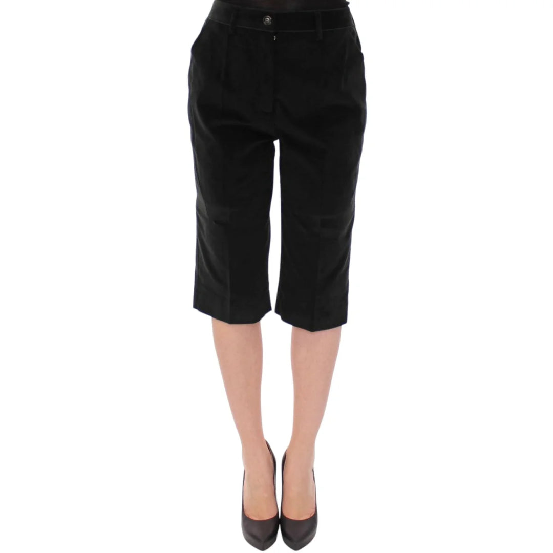 Dolce & Gabbana Black cotton shorts pants