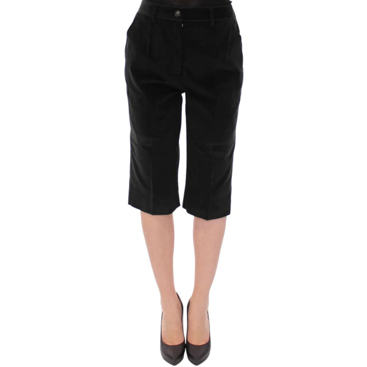 Dolce & Gabbana Black cotton shorts pants