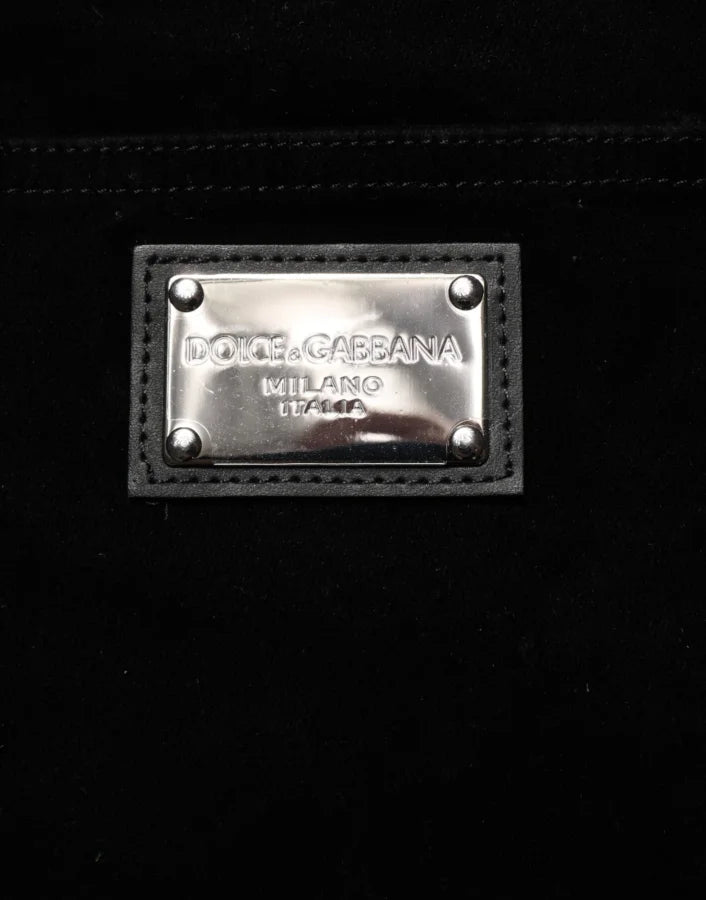 Dolce &amp; Gabbana Black Cotton Slim Fit Denim Trouser Jeans