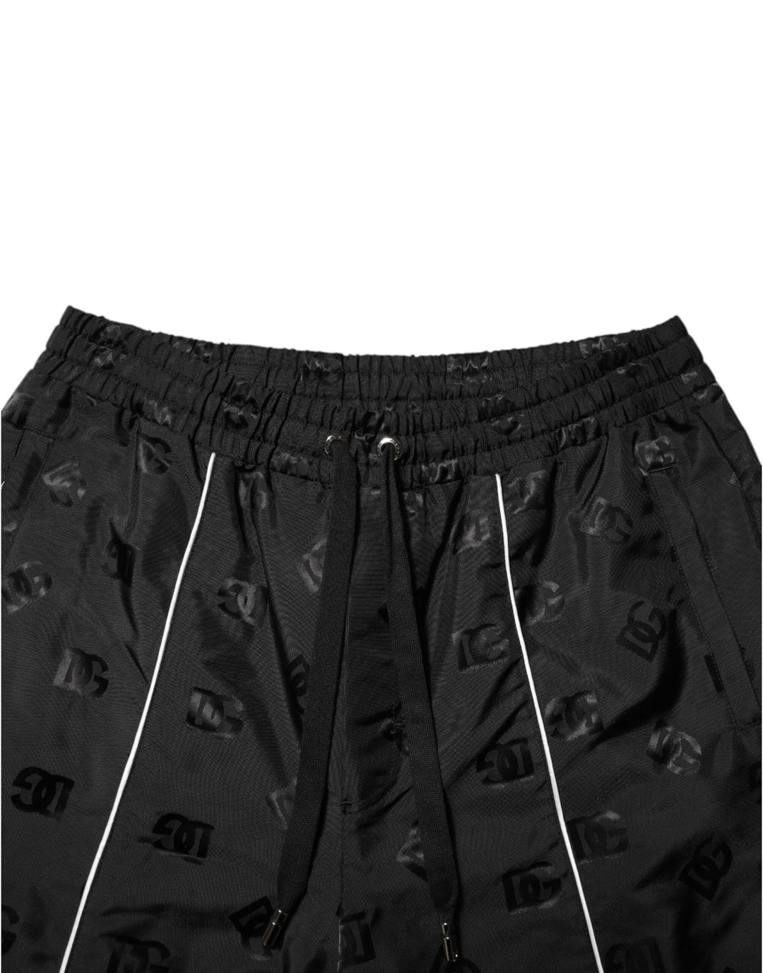 Dolce &amp; Gabbana Black Cotton Straight Jogger Sweatpants Pants