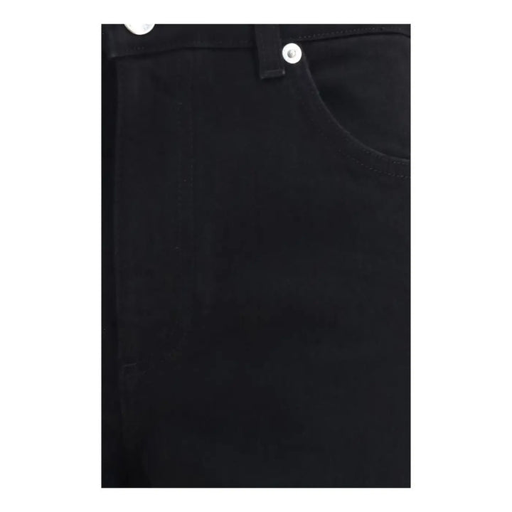 Dolce &amp; Gabbana Black Cotton Straight-leg Jeans