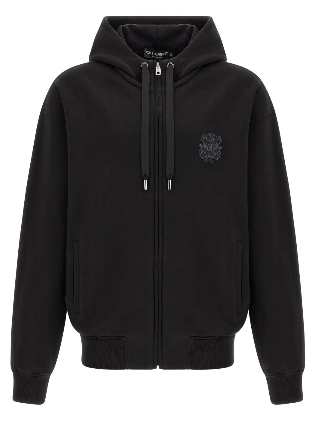 Dolce &amp; Gabbana Black Cotton Sweatshirt