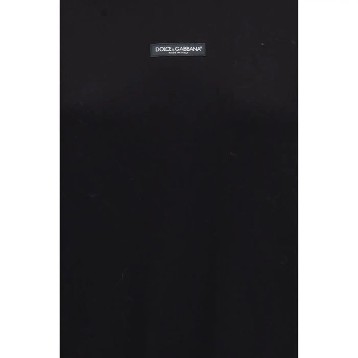 Dolce &amp; Gabbana Black Cotton Sweatshirt