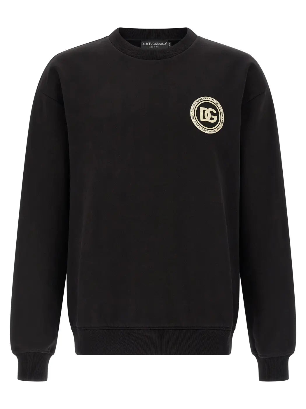 Dolce &amp; Gabbana Black Cotton Sweatshirt