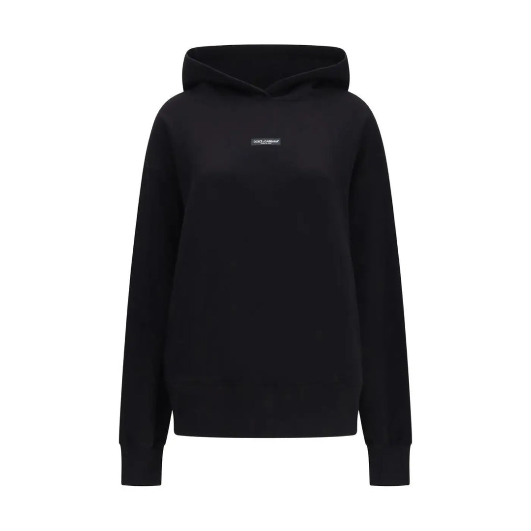 Dolce &amp; Gabbana Black Cotton Sweatshirt