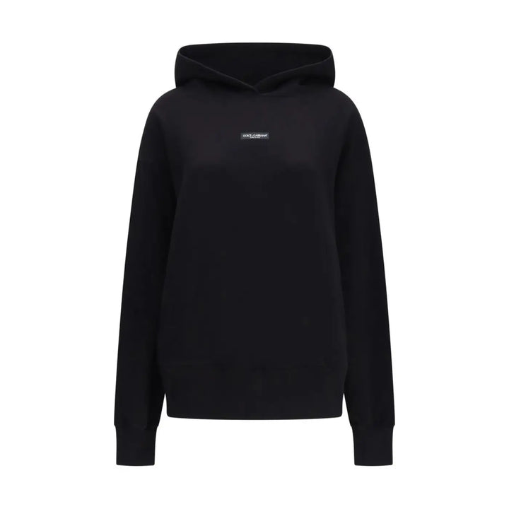 Dolce &amp; Gabbana Black Cotton Sweatshirt