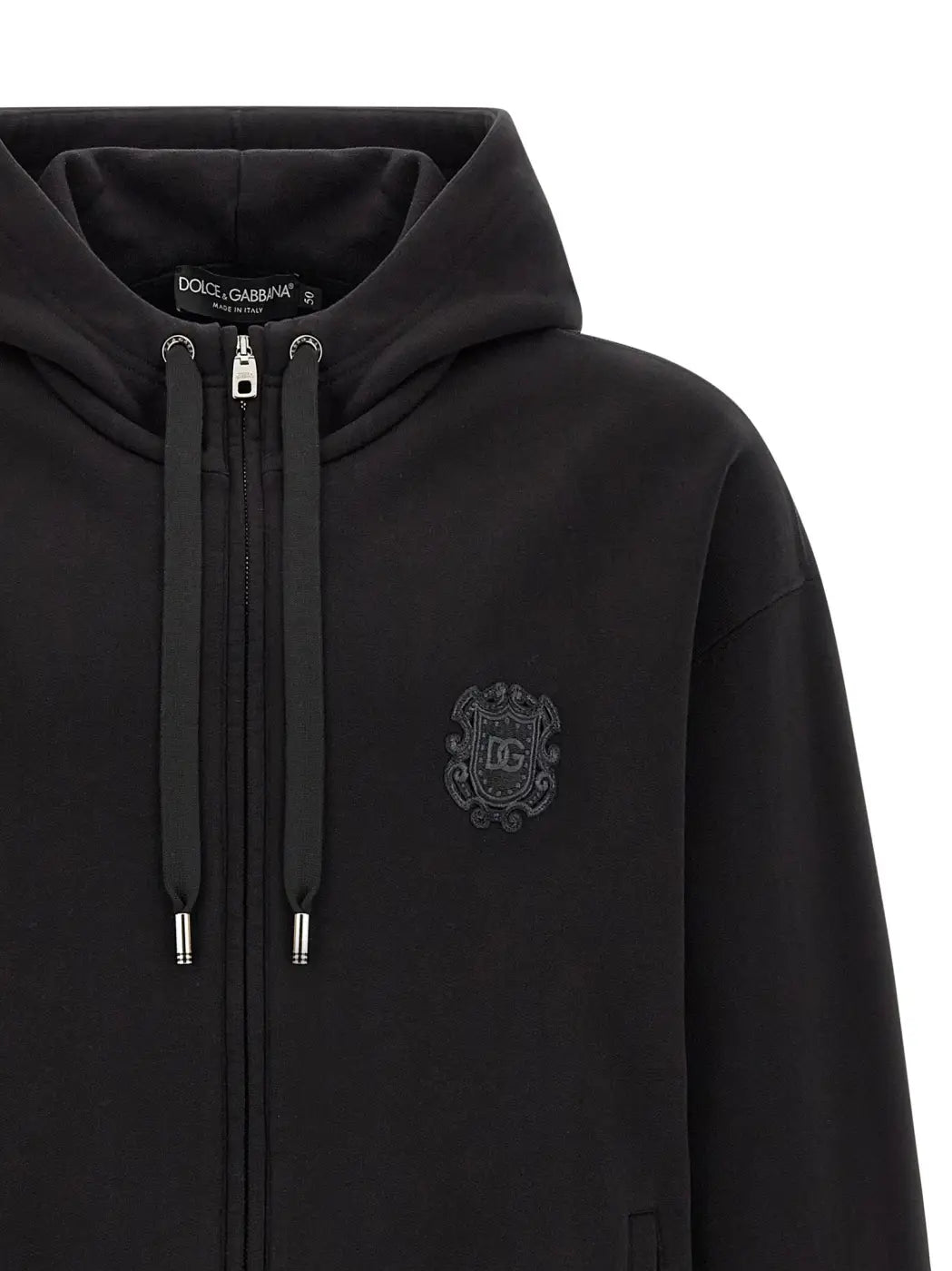 Dolce &amp; Gabbana Black Cotton Sweatshirt
