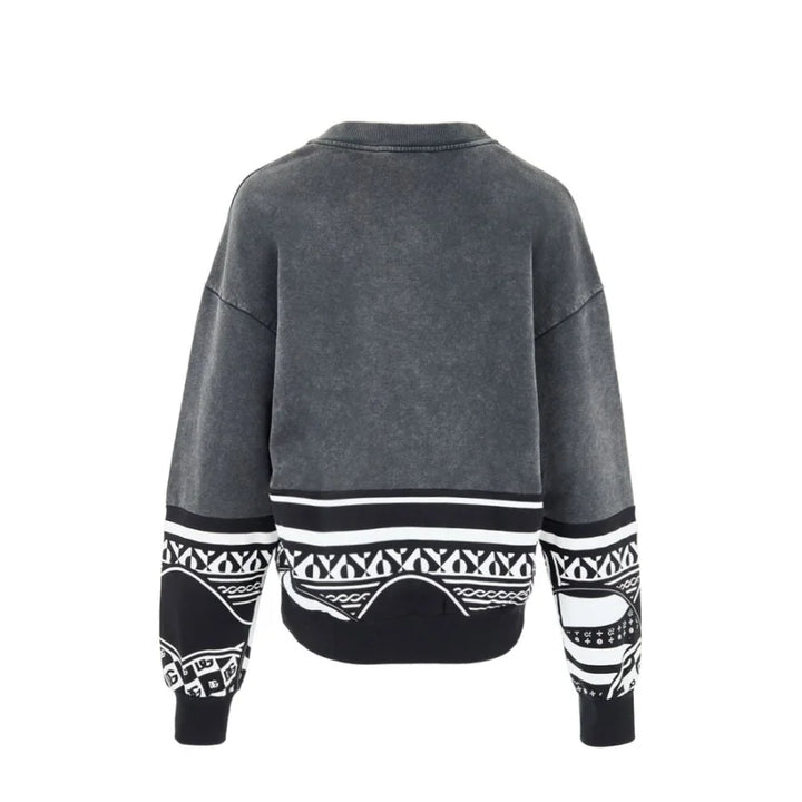 Dolce &amp; Gabbana Black Cotton Sweatshirt