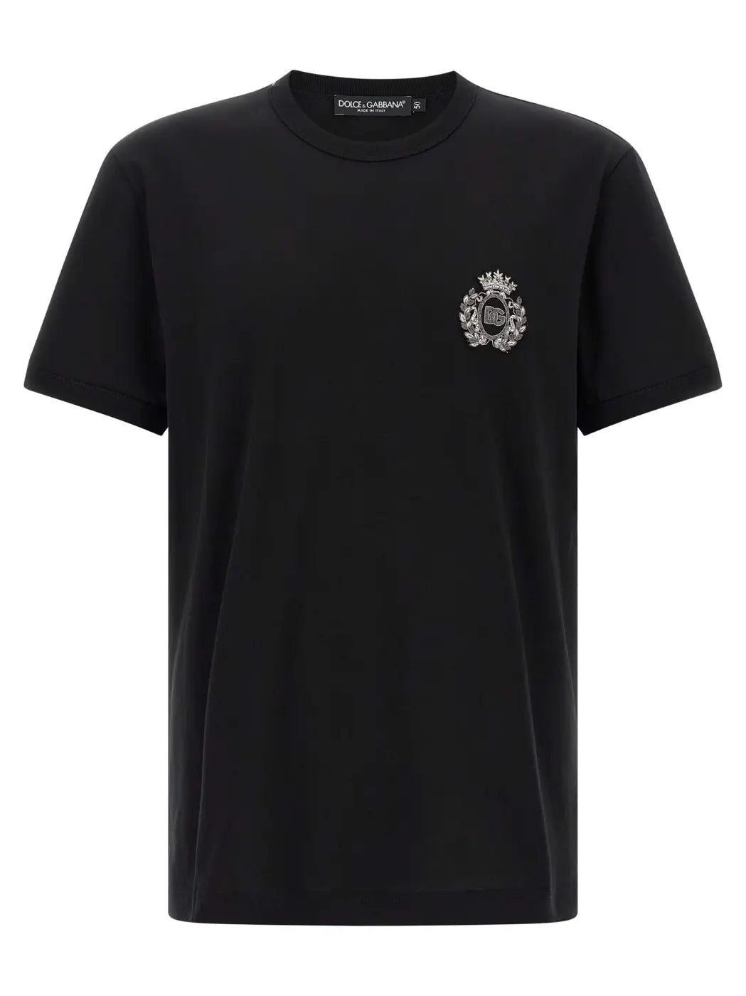 Dolce &amp; Gabbana Black Cotton T-shirt
