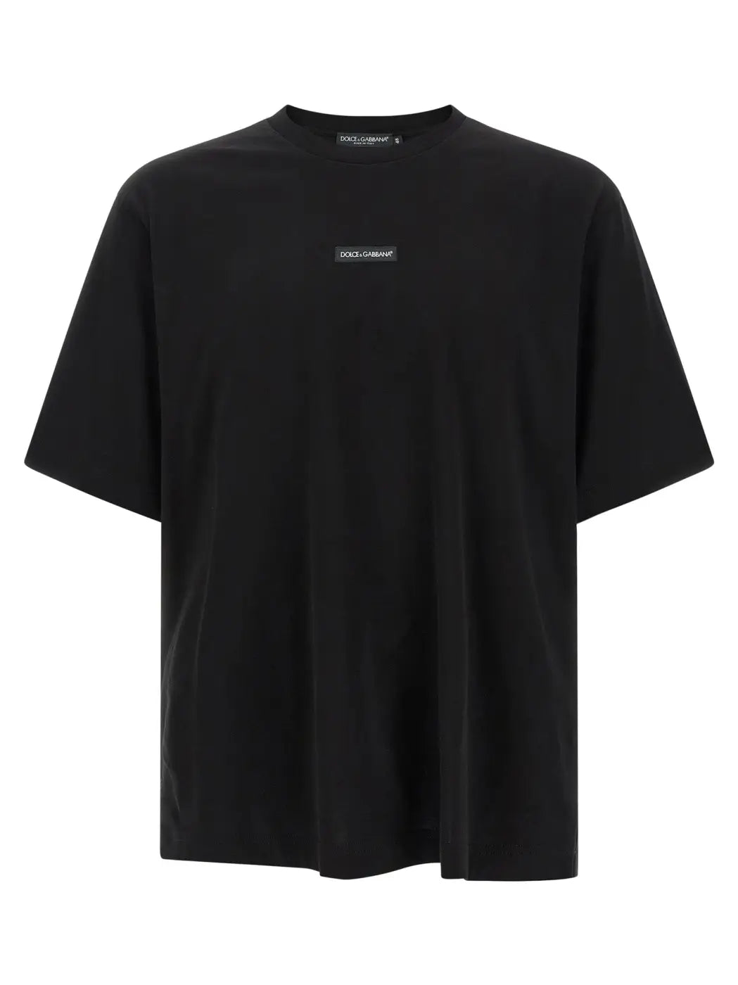 Dolce &amp; Gabbana Black Cotton T-shirt