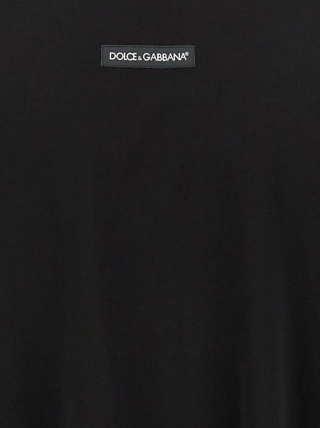 Dolce &amp; Gabbana Black Cotton T-shirt