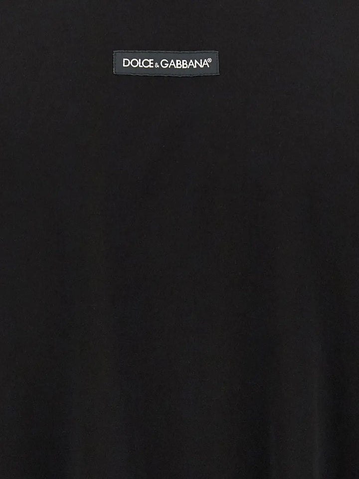 Dolce &amp; Gabbana Black Cotton T-shirt