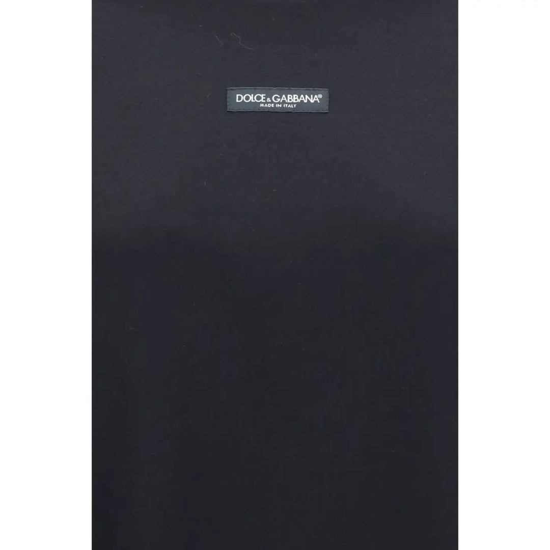 Dolce &amp; Gabbana Black Cotton T-shirt
