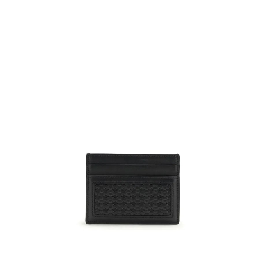 Dolce & Gabbana Black Cotton Wallet