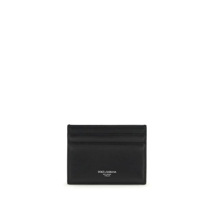 Dolce & Gabbana Black Cotton Wallet