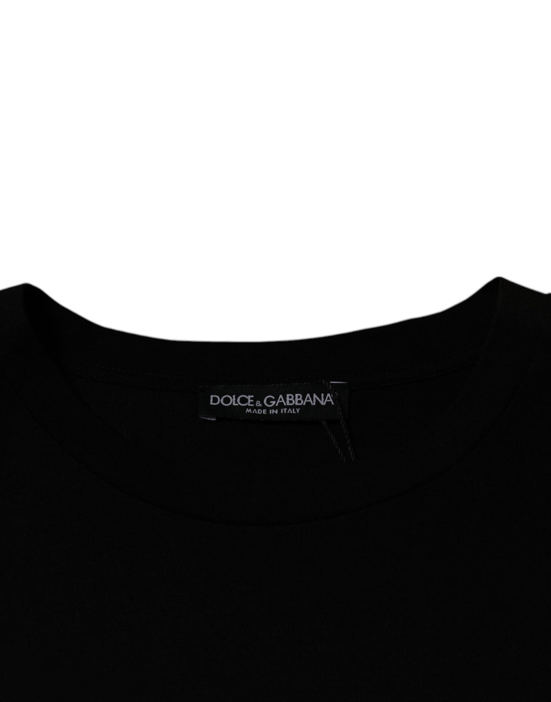 Dolce &amp; Gabbana Black Crew Neck Short Sleeve T-shirt