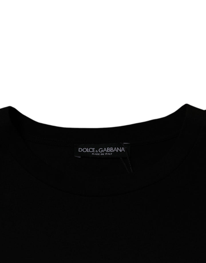 Dolce &amp; Gabbana Black Crew Neck Short Sleeve T-shirt