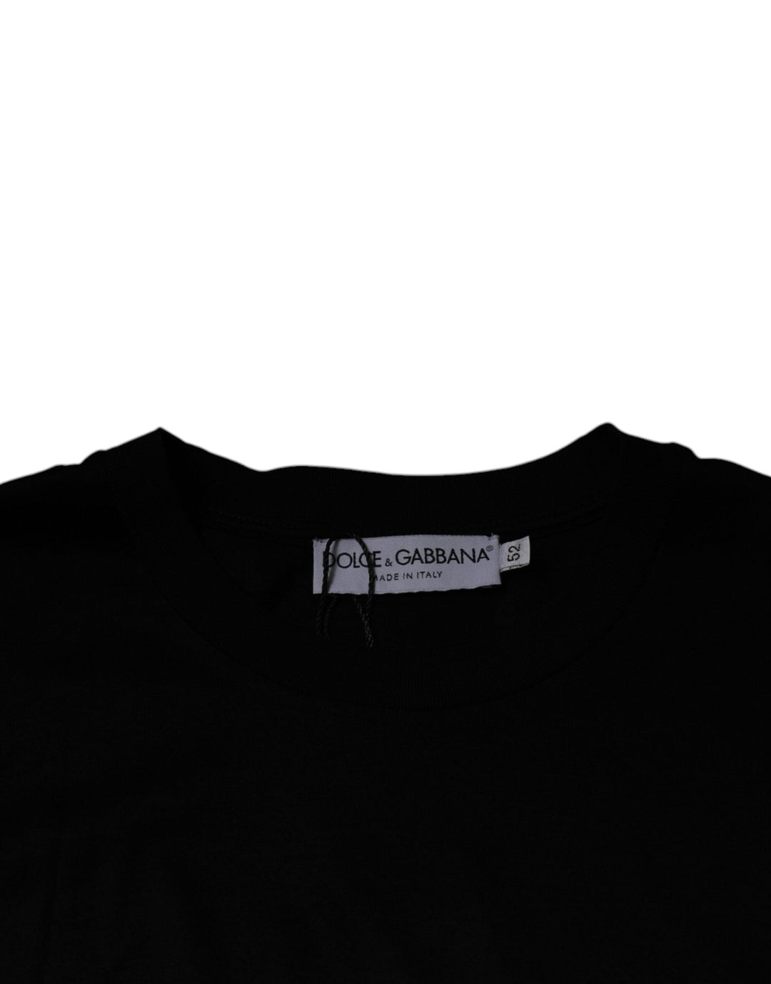 Dolce &amp; Gabbana Black Crew Neck Short Sleeve T-shirt