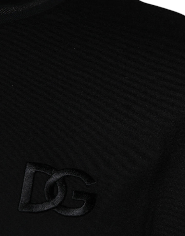 Dolce &amp; Gabbana Black Crew Neck Short Sleeve T-shirt