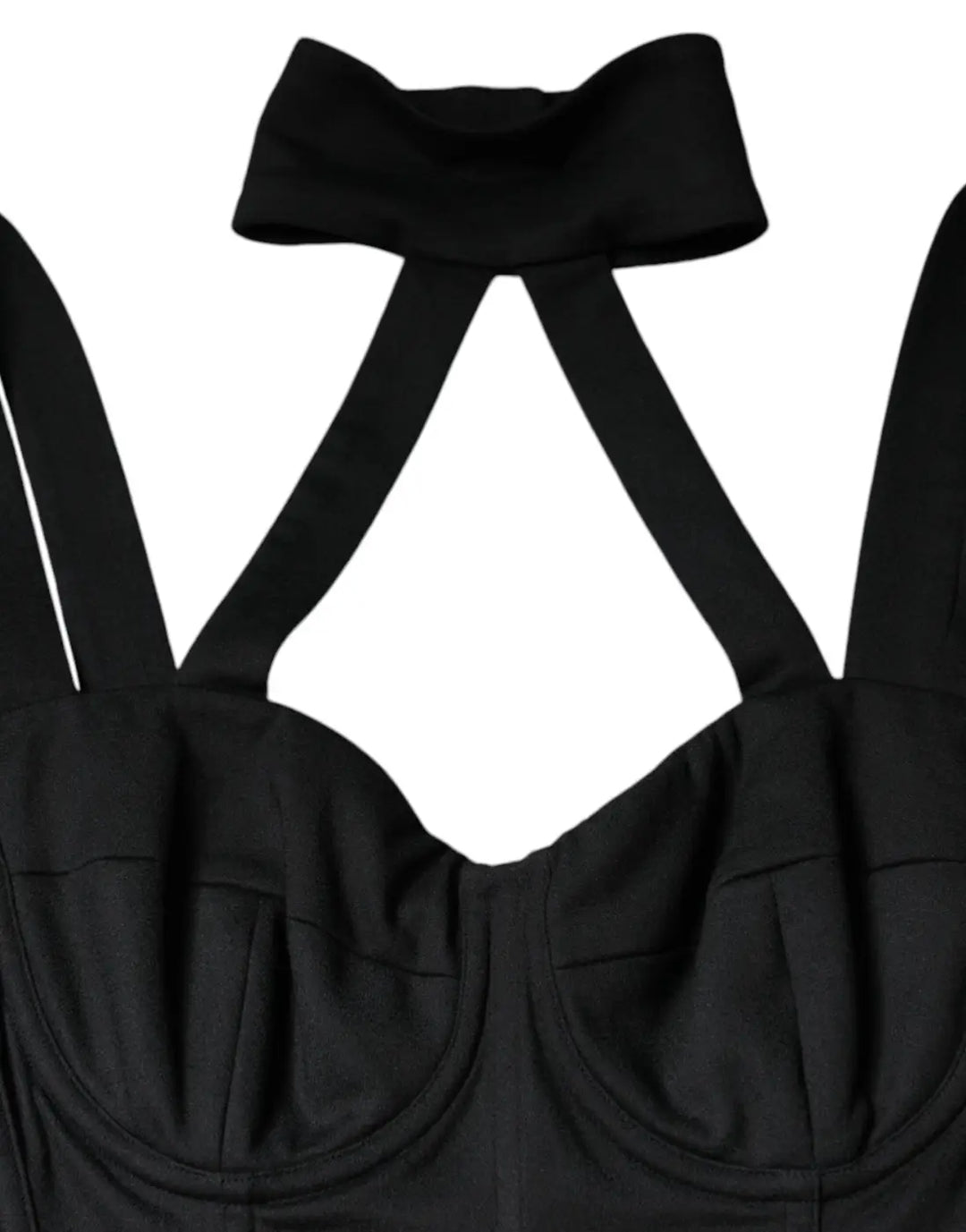 Dolce &amp; Gabbana Black Cut out Sleeveless Bodycon Mini Dress