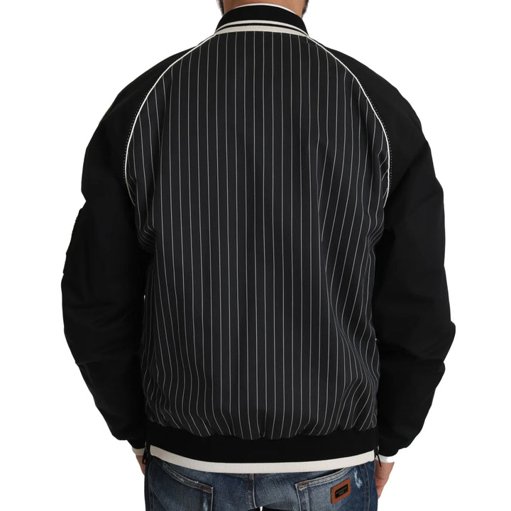 Dolce & Gabbana Black DD58 SG62 Sequined Beaded Jacket