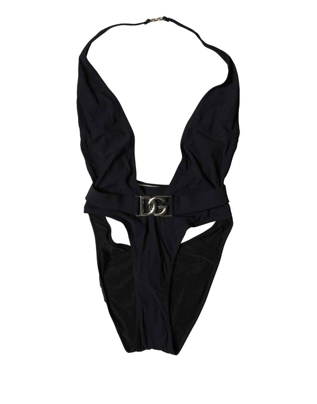 Dolce &amp; Gabbana Black Dg Nylon One-piece Swimsuit Swimwear - Women’s Swimsuits