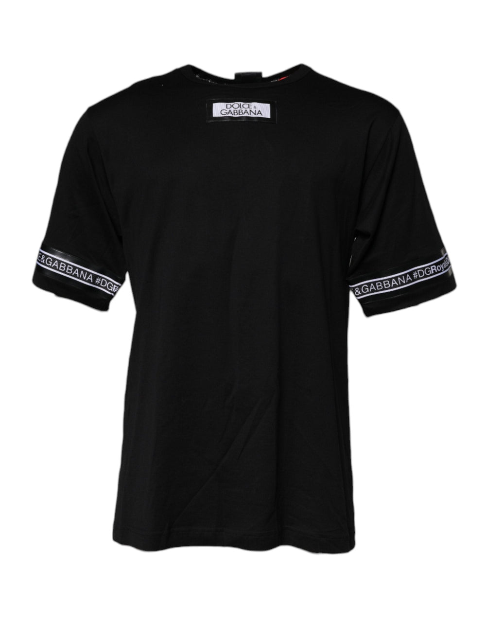 Dolce & Gabbana Black #dgmillennials Cotton Crew Neck T-shirt