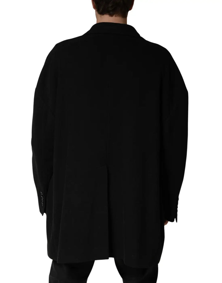 Dolce &amp; Gabbana Black Double Breasted 2 Buttons Suit Jacket