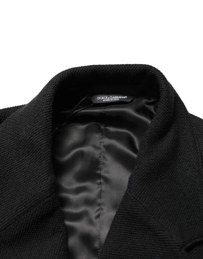 Dolce & Gabbana Black Double Breasted 2 Buttons Suit Jacket