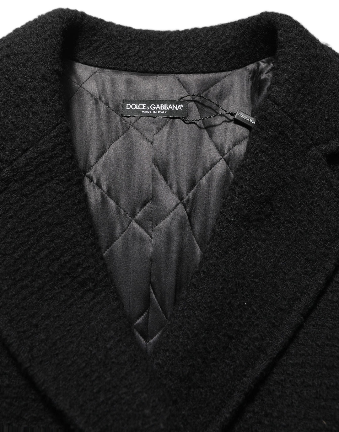 Dolce &amp; Gabbana Trench Coats - Black Double Breasted Men Coat Jacket