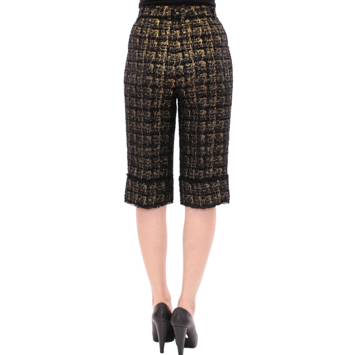Dolce & Gabbana Black fabric shorts pants