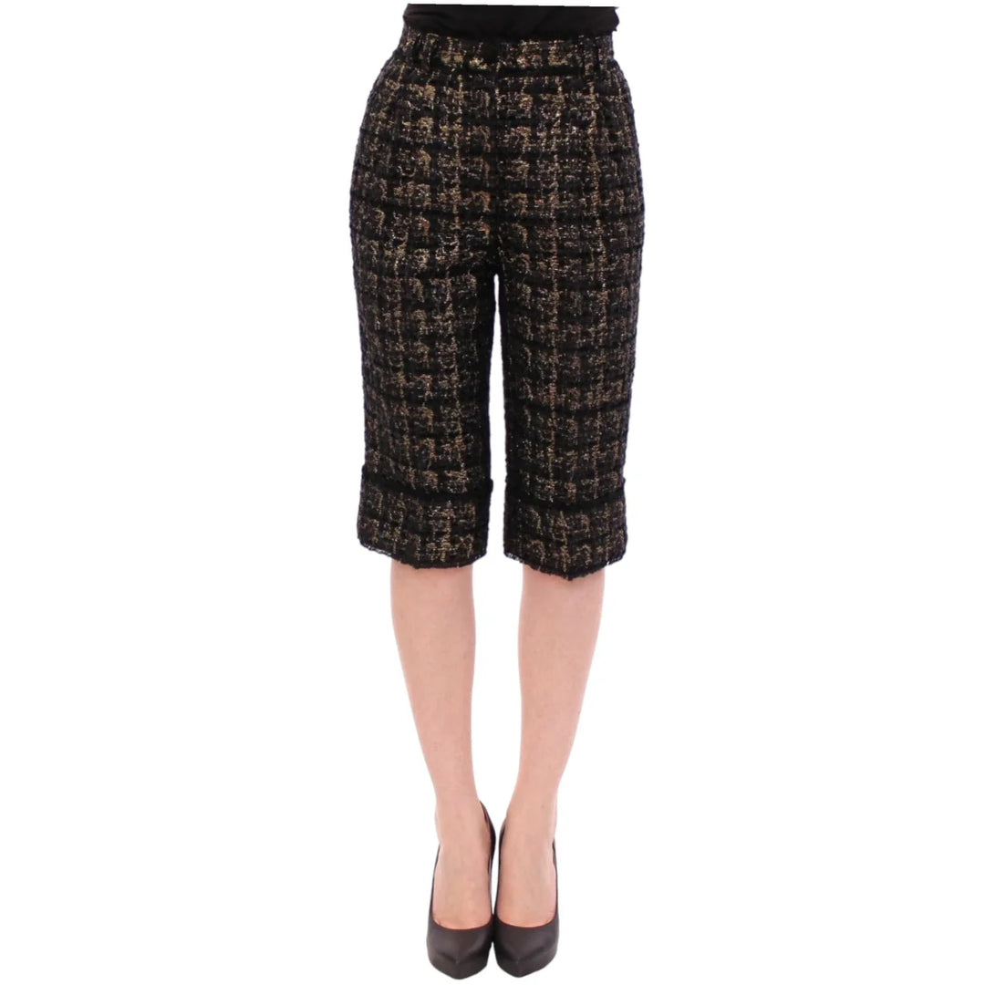 Dolce & Gabbana Black fabric shorts pants
