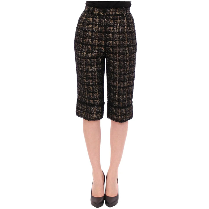 Dolce & Gabbana Black fabric shorts pants