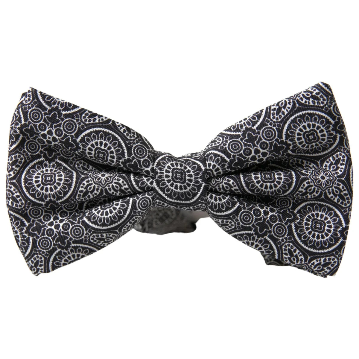 Dolce Gabbana Black Fantasy Bow Tie Elegance &
