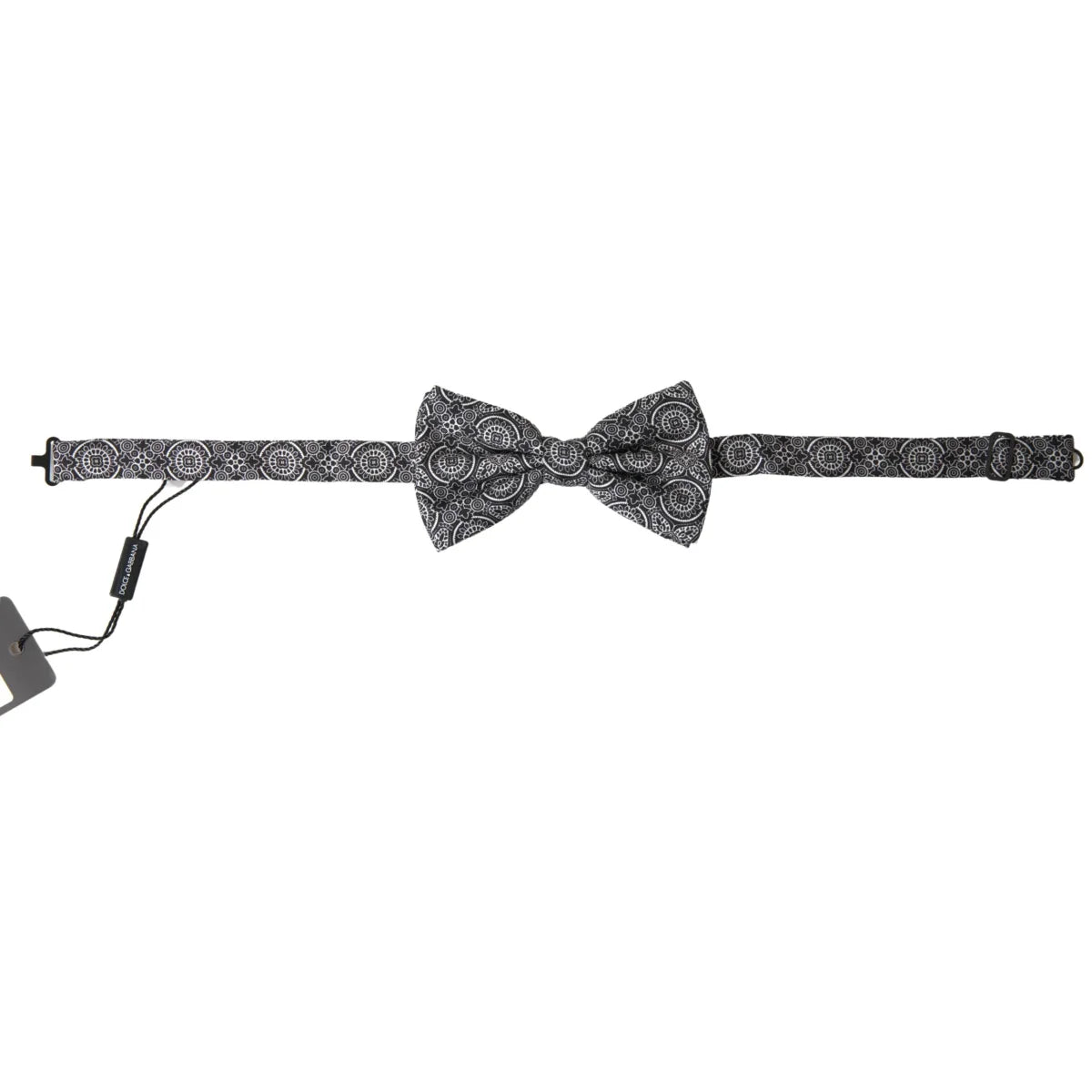 Dolce Gabbana Black Fantasy Bow Tie Elegance &