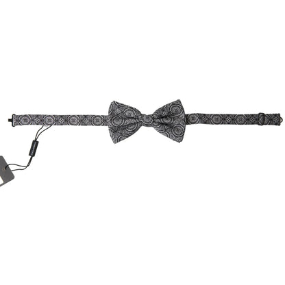 Dolce Gabbana Black Fantasy Bow Tie Elegance &