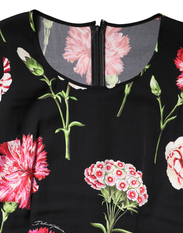 Dolce &amp; Gabbana Blouses - Women’s Black Floral Long Sleeve Women Blouse Top