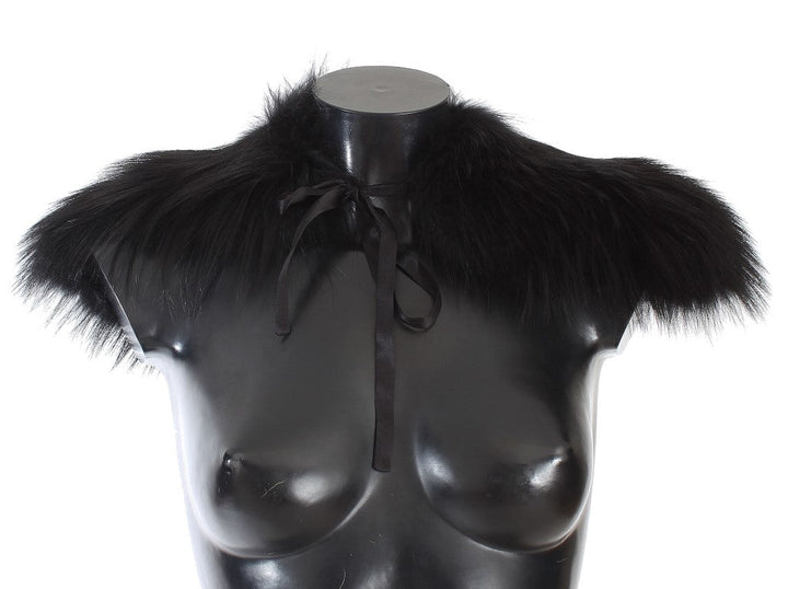 Piel de zorro negra de Dolce Gabbana: glamour desatado