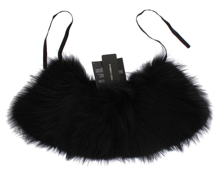 Piel de zorro negra de Dolce Gabbana: glamour desatado