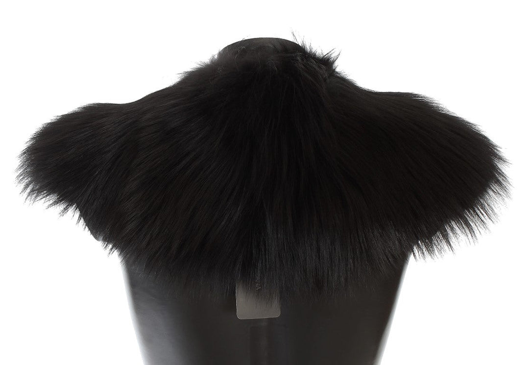 Piel de zorro negra de Dolce Gabbana: glamour desatado