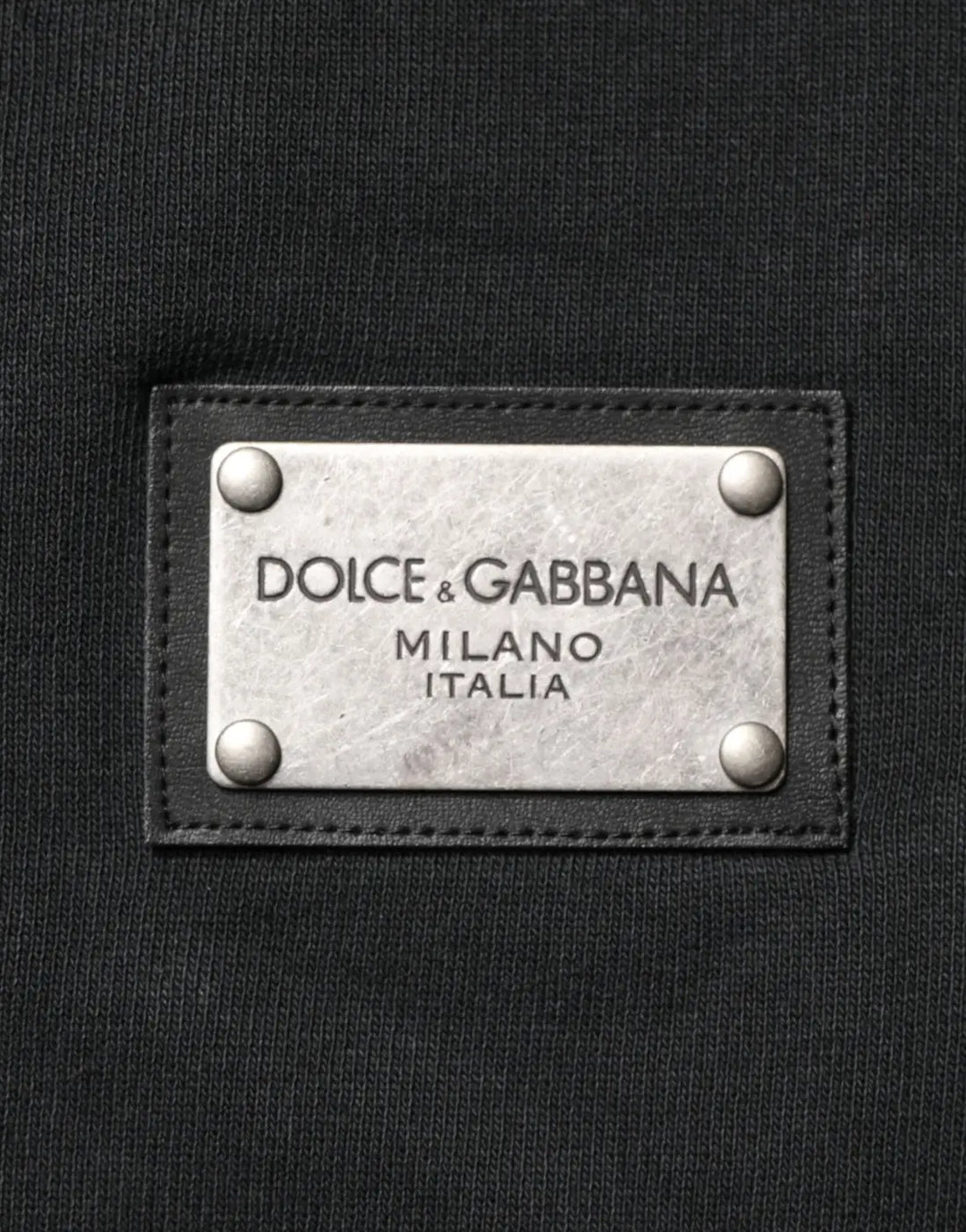 Dolce &amp; Gabbana Black Full Zip Hooded Men Sweatshirt Sweater