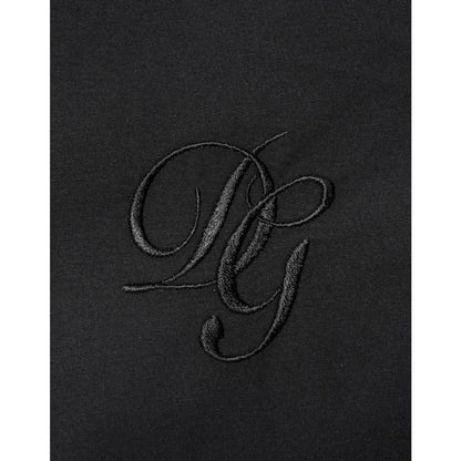 Dolce Gabbana Black Gold Cotton Long Sleeve Shirt for Men &