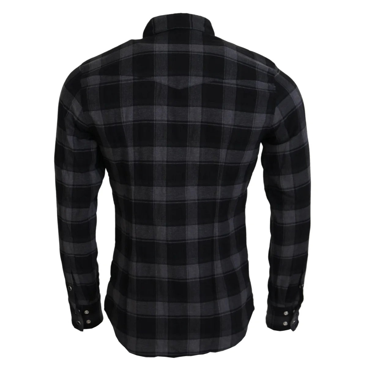 Dolce & Gabbana Black Gray Check Long Sleeves Cotton Shirt