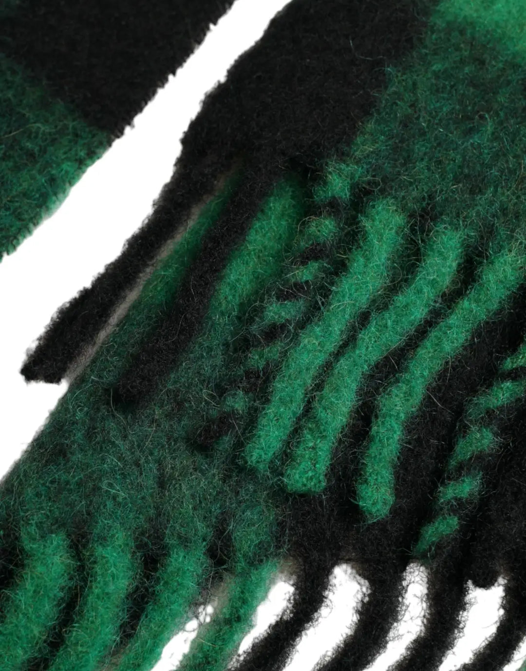 Dolce &amp; Gabbana Black Green Buffalo Check Poncho Coat Jacket